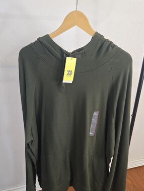 all in motion Olive Green Crewneck Hoodie